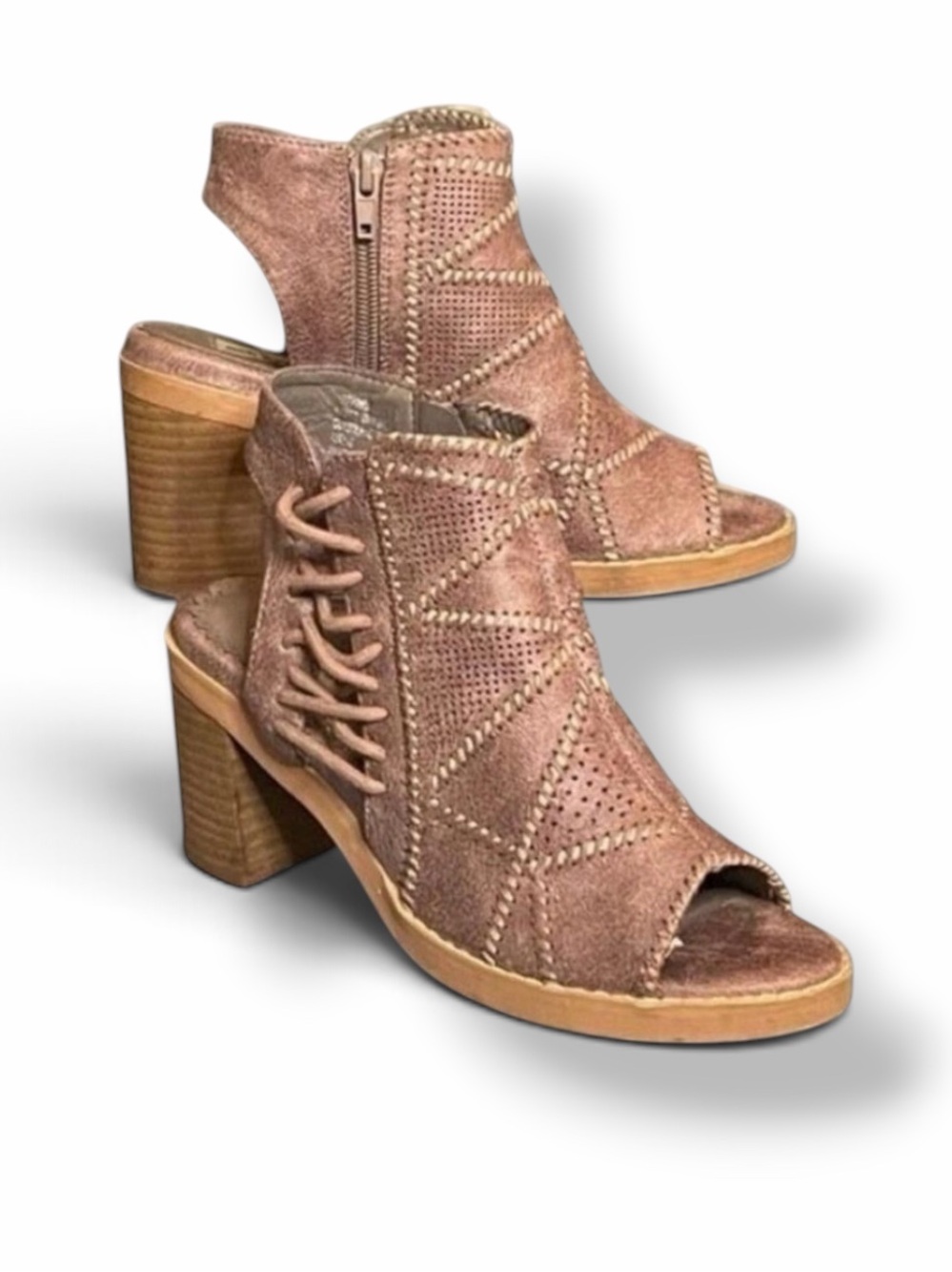 Not Rated Peep Toe Booties sz 6
